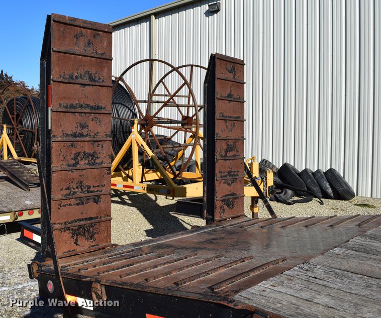 image for item DC7748 2008 Kaufman R25TON drop deck equipment trailer