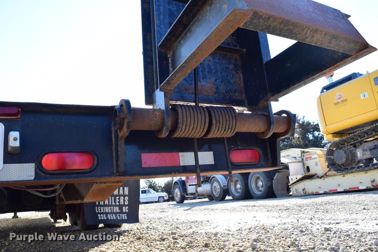 image for item DC7748 2008 Kaufman R25TON drop deck equipment trailer