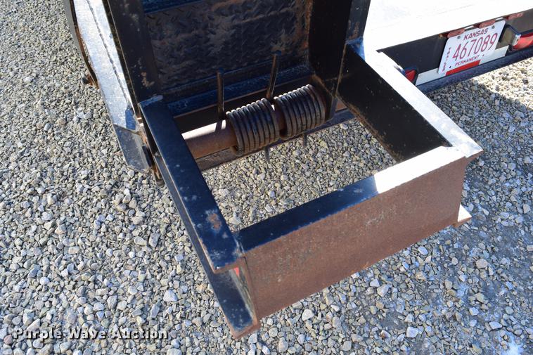 image for item DC7748 2008 Kaufman R25TON drop deck equipment trailer