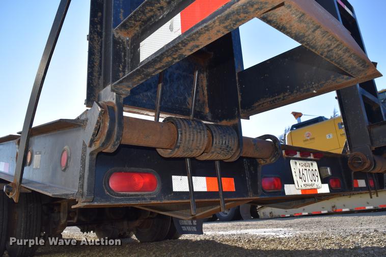 image for item DC7748 2008 Kaufman R25TON drop deck equipment trailer