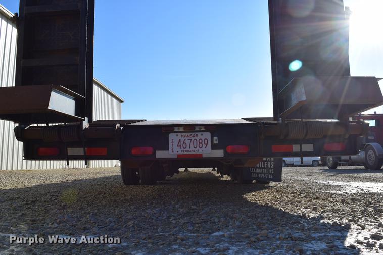 image for item DC7748 2008 Kaufman R25TON drop deck equipment trailer
