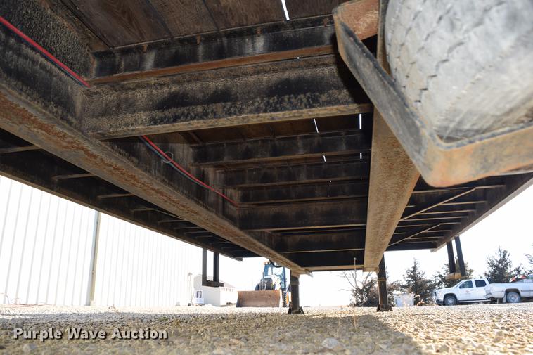 image for item DC7748 2008 Kaufman R25TON drop deck equipment trailer