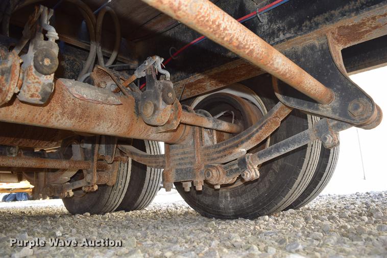 image for item DC7748 2008 Kaufman R25TON drop deck equipment trailer