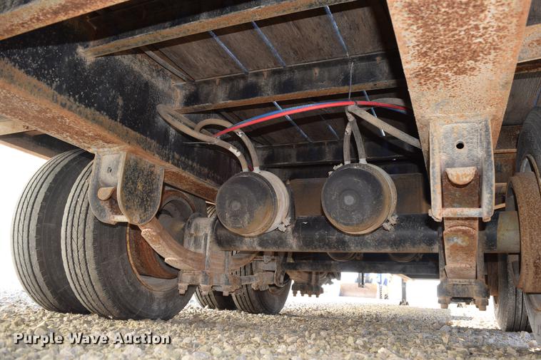 image for item DC7748 2008 Kaufman R25TON drop deck equipment trailer