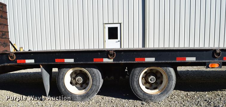 image for item DC7748 2008 Kaufman R25TON drop deck equipment trailer