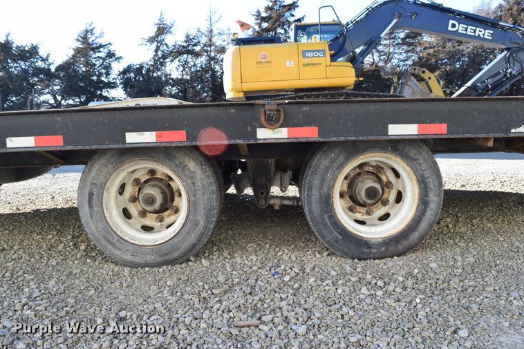 image for item DC7748 2008 Kaufman R25TON drop deck equipment trailer