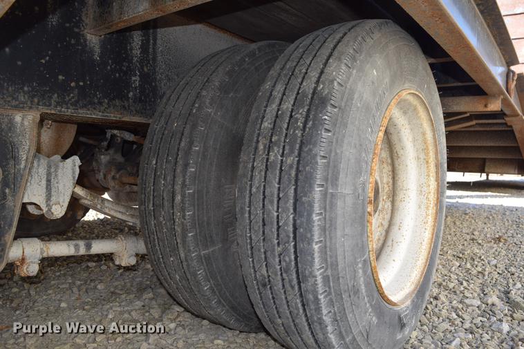image for item DC7748 2008 Kaufman R25TON drop deck equipment trailer