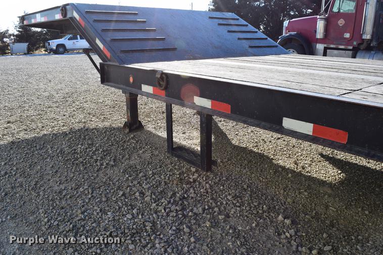 image for item DC7748 2008 Kaufman R25TON drop deck equipment trailer