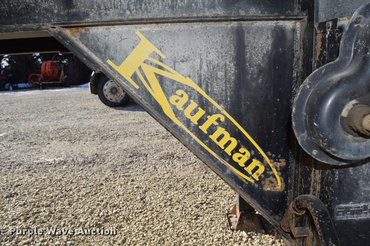 image for item DC7748 2008 Kaufman R25TON drop deck equipment trailer