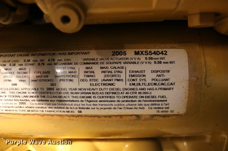 image for item EH9615 Caterpillar C15 15.2L turbo diesel engine