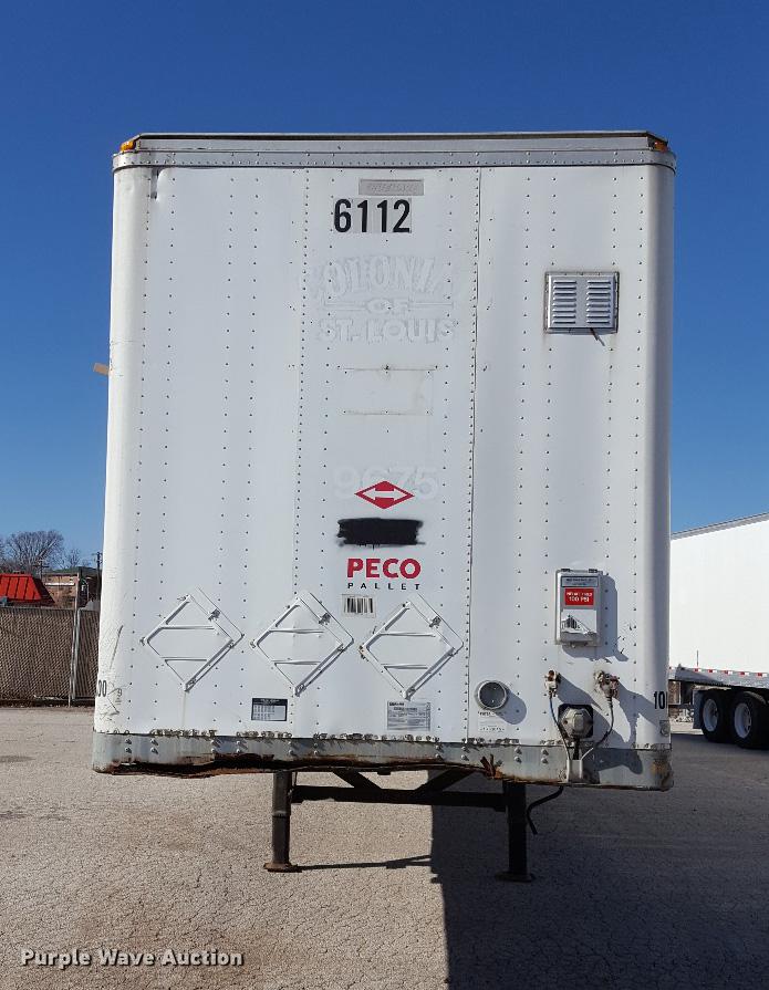 image for item G1020 2000 Fruehauf dry van trailer
