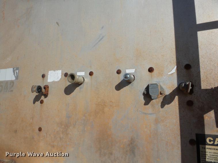 image for item J8542 2002 Trail King TI-Brook AWKFLR live bottom trailer