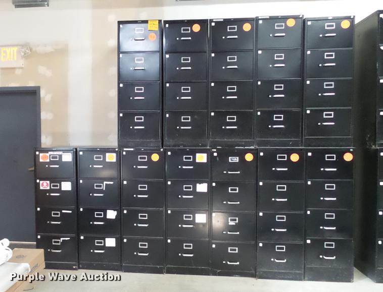 image for item CC9739 Approximately 12 metal file cabinets