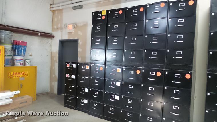 image for item CC9739 Approximately 12 metal file cabinets