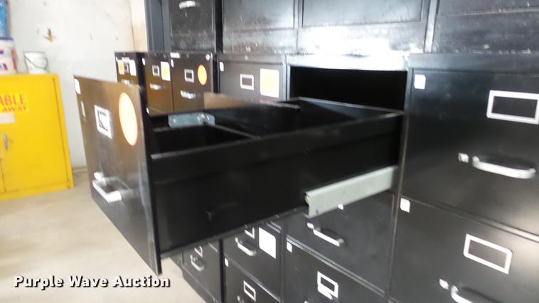 image for item CC9739 Approximately 12 metal file cabinets