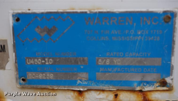 image for item DB0375 2001 International 4900 dump truck