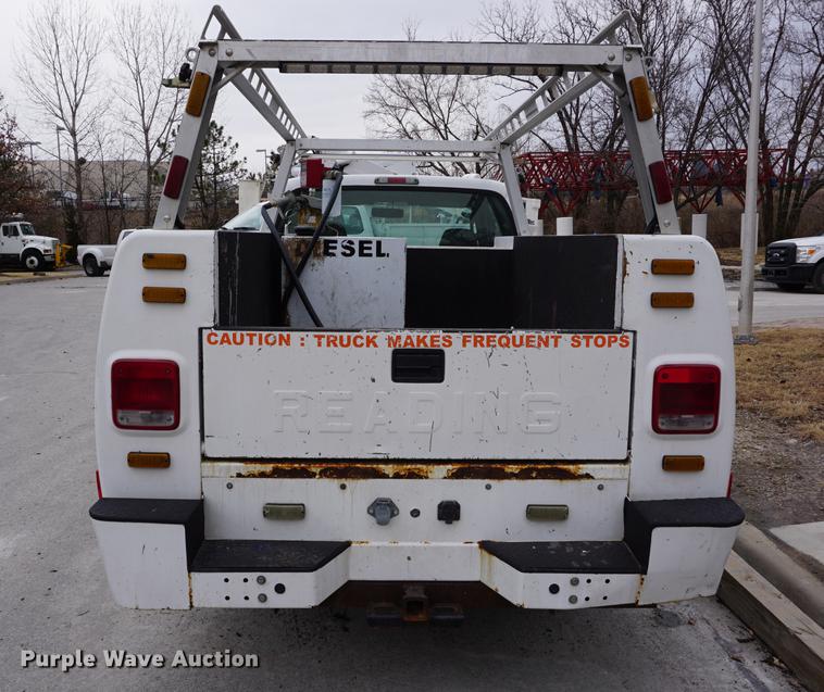 image for item DB0376 2006 Ford F350 Super Duty SuperCab utility bed pickup truck