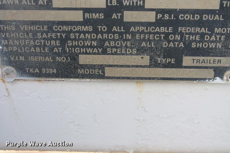 image for item DB5105 1978 Fruehauf DES-M2/M20/3L bottom dump trailer