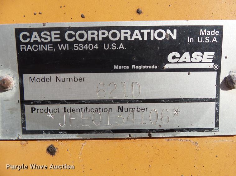 image for item DB7291 2002 Case 621D wheel loader