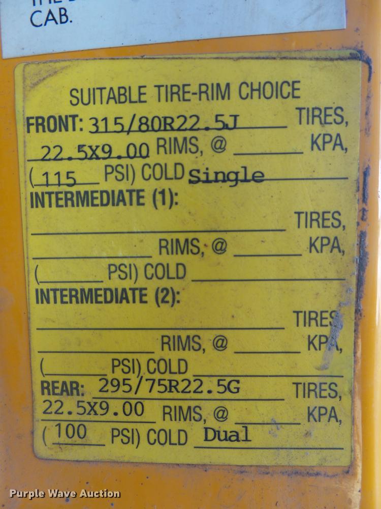 image for item DB7295 2002 International 4900 dump truck