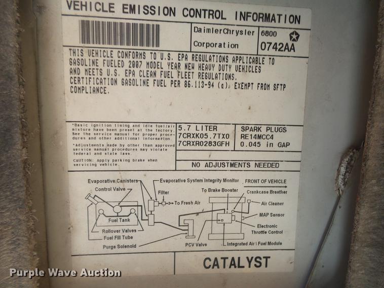 image for item DB7298 2007 Dodge Ram 2500HD Quad Cab pickup truck