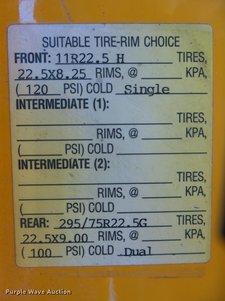 image for item DB7299 2001 International 4900 dump truck