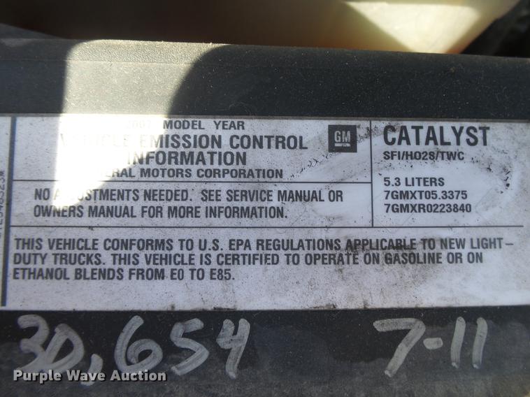 image for item DB7301 2007 Chevrolet Silverado 1500 Ext. Cab pickup truck