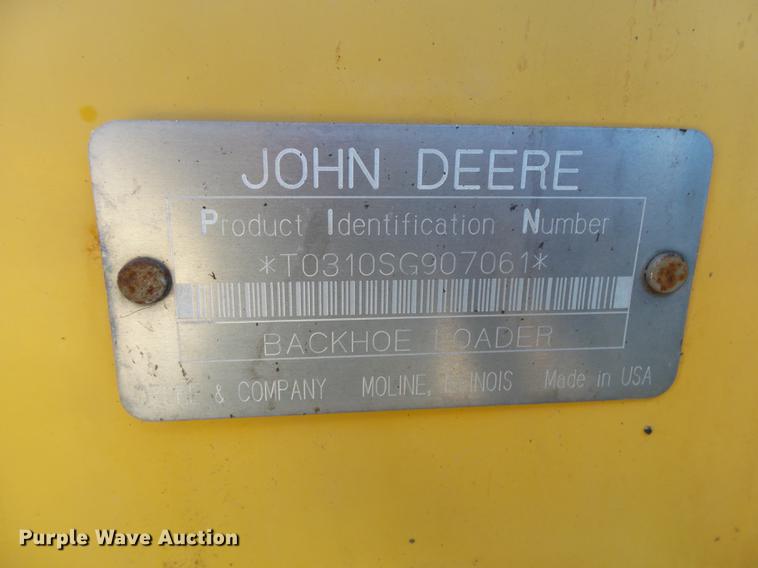 image for item DB7302 2002 John Deere 310 SG backhoe