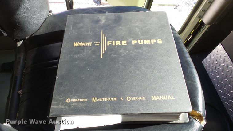 image for item DC0544 1991 Oshkosh T1500 fire truck