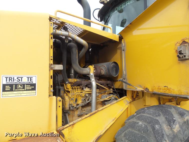 image for item DC7427 2003 John Deere 624H wheel loader