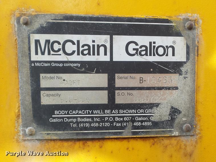 image for item DC7430 2000 International 4900 dump truck