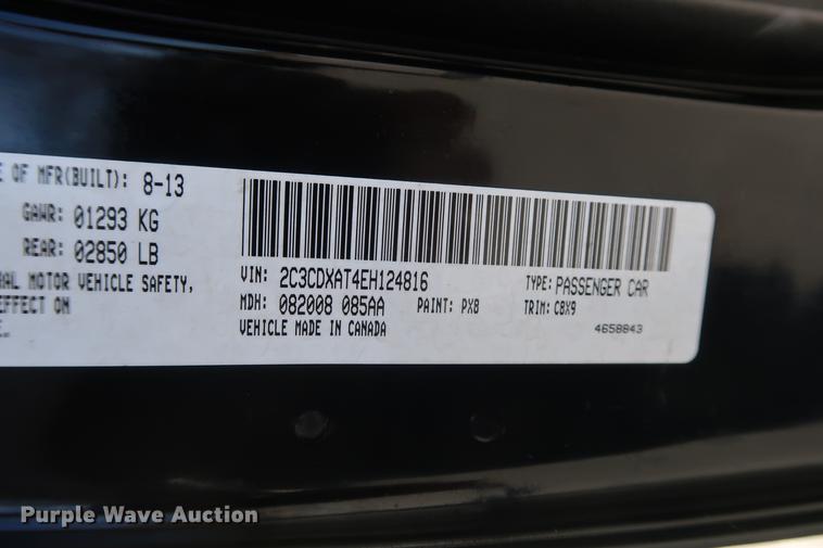 image for item DF3513 2014 Dodge Charger Police