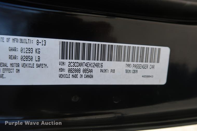 image for item DF3513 2014 Dodge Charger Police