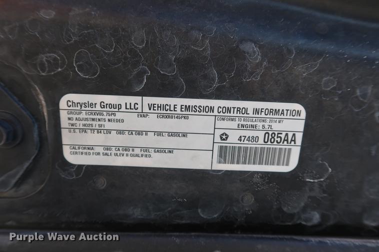 image for item DF3514 2014 Dodge Charger Police