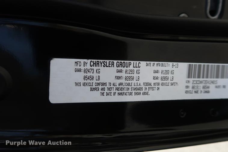 image for item DF3514 2014 Dodge Charger Police