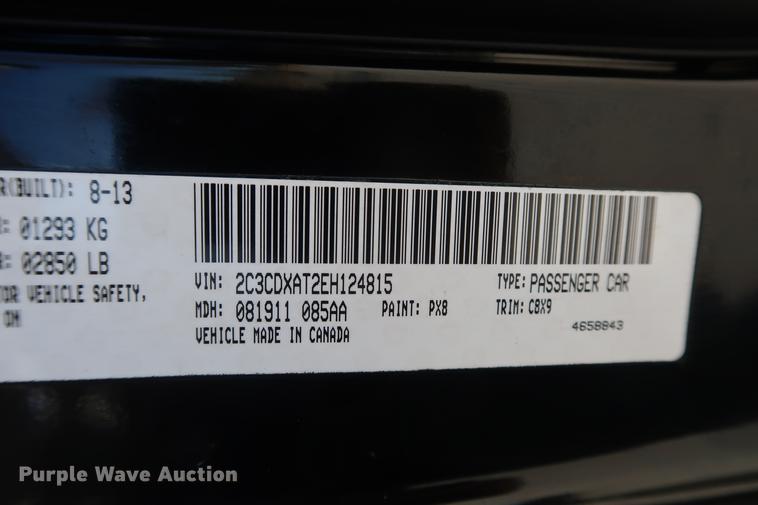 image for item DF3514 2014 Dodge Charger Police