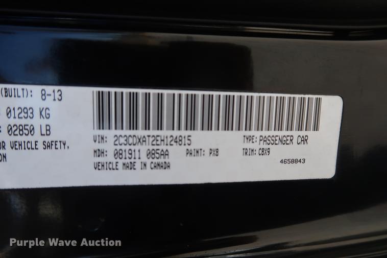 image for item DF3514 2014 Dodge Charger Police