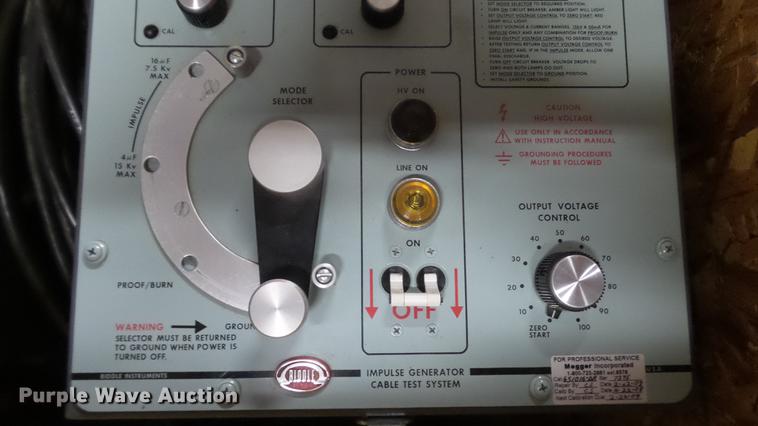 image for item DT9513 Biddle Instruments underground wire fault detector