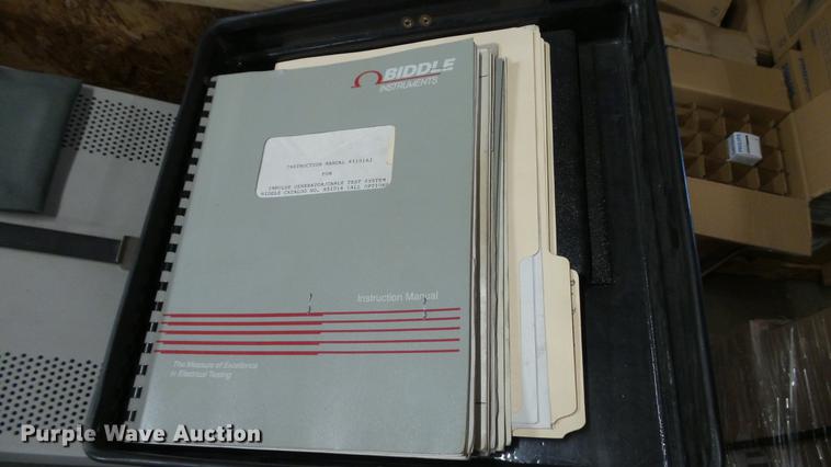 image for item DT9513 Biddle Instruments underground wire fault detector