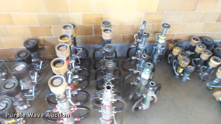image for item EF9347 Approximately 90 fire hose nozzles
