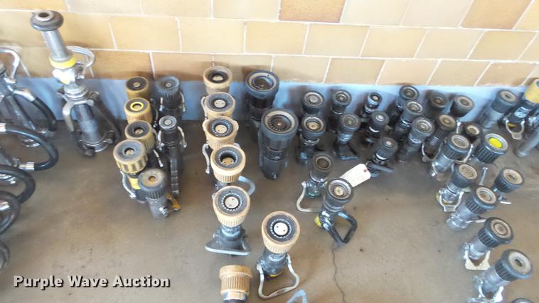 image for item EF9347 Approximately 90 fire hose nozzles