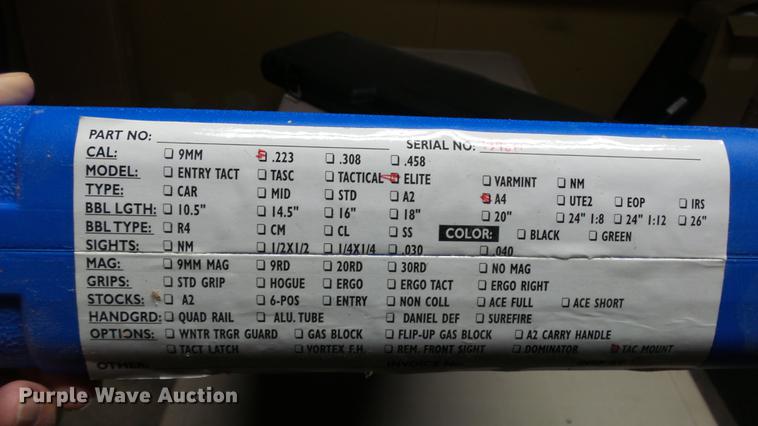 image for item EF9434 (9) Rock River Arms long gun cases