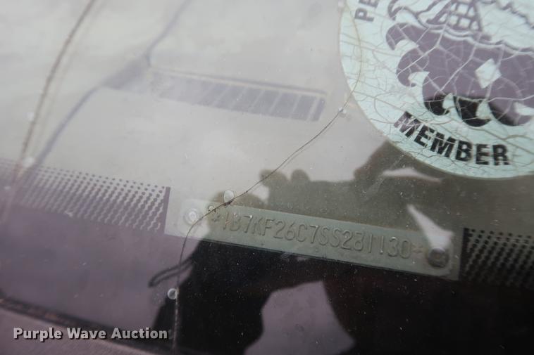 image for item DA8640 1995 Dodge Ram 2500 pickup truck