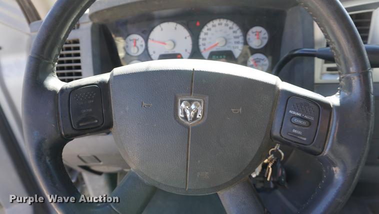 image for item DB0363 2007 Dodge Ram 2500 Quad Cab flatbed truck