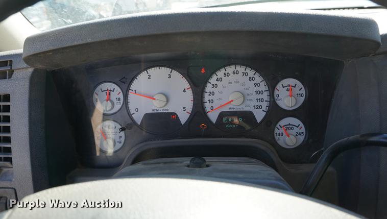 image for item DB0363 2007 Dodge Ram 2500 Quad Cab flatbed truck