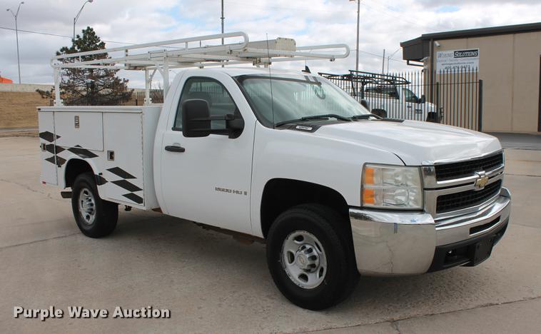 image for item DB5099 2008 Chevrolet Silverado 2500HD utility bed pickup truck