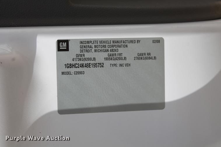 image for item DB5099 2008 Chevrolet Silverado 2500HD utility bed pickup truck