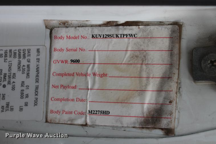 image for item DB5101 2008 Chevrolet Express G3500 cargo van