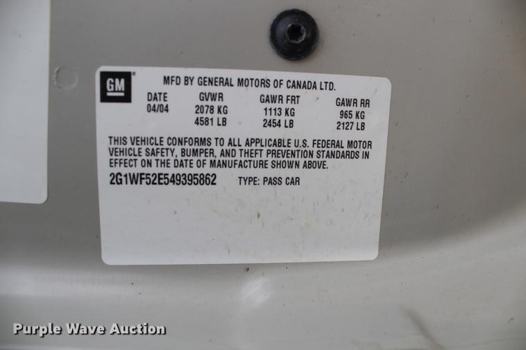 image for item DB6618 2004 Chevrolet Impala