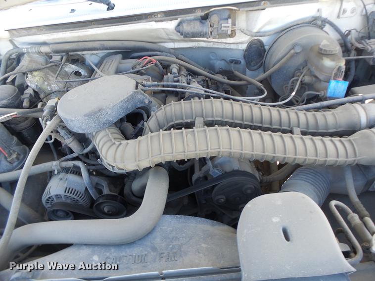 image for item DB9783 1996 Ford F350 flatbed pickup truck